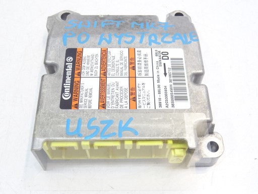38910-68L00 - МОДУЛЬ ДАТЧИКА AIRBAG SUZUKI SWIFT MK7 2010-