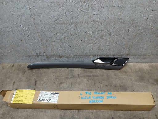 dveře lišta tapacíry levý záď VW PASSAT B8 CARBON 3G0867449