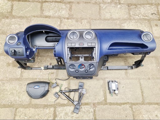 FORD FIESTA MK6 LIFT CRUSCOTTO KIT COMPLETE airbag consolle airbag SENSOR tenditori KOMPLET