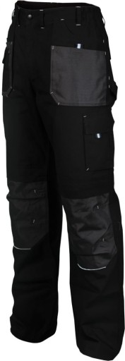 Рабочие брюки до пояса Basic Line черные r. XXXXL