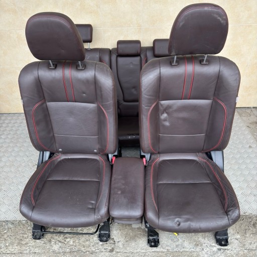 FOTELE KANAPA bőr KOMPLET MITSUBISHI OUTLANDER III LIFT 2018 ROK