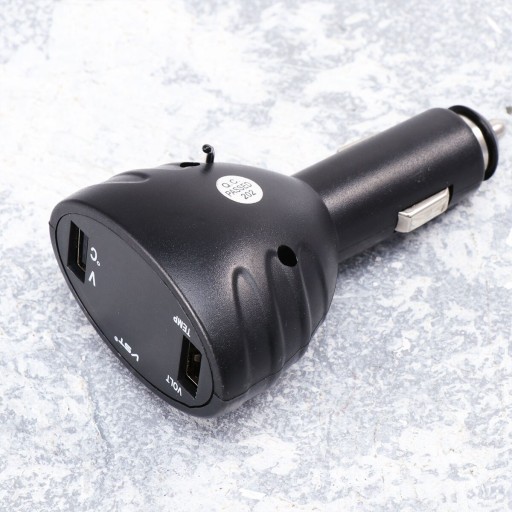 6935461913405 - 1 шт. подвійний USB 2.1 A міцний цифровий запальничка motoc