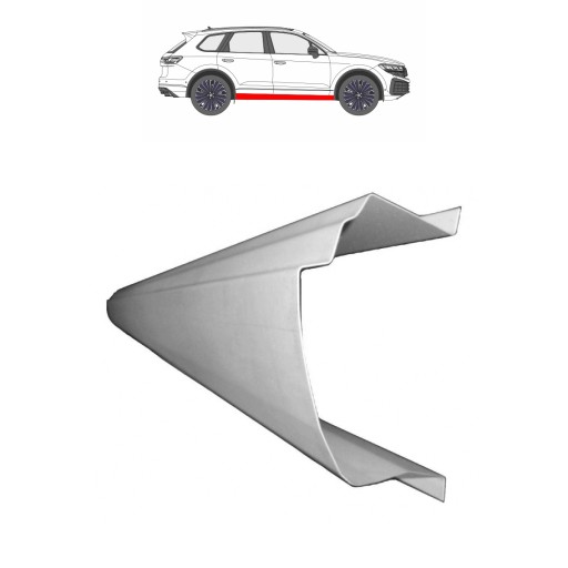 Autobig-14521 - Ремкомплект порогов FIAT SEDICI 06-13 P