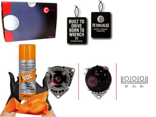 CASCAL30160AS#ECS-PCP+K - Генератор casco yle10075 yle10113 yle1013 ada4697 #petrolhead pro+ kit4