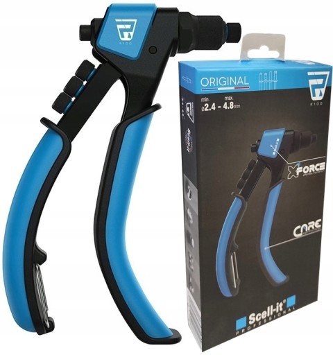 Заклепки ручные заклепочники Scell-it R-100 Ø2,4–5,0