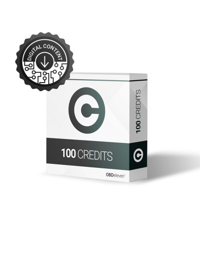 100 кредитов за валюту кода приложения OBD Eleven