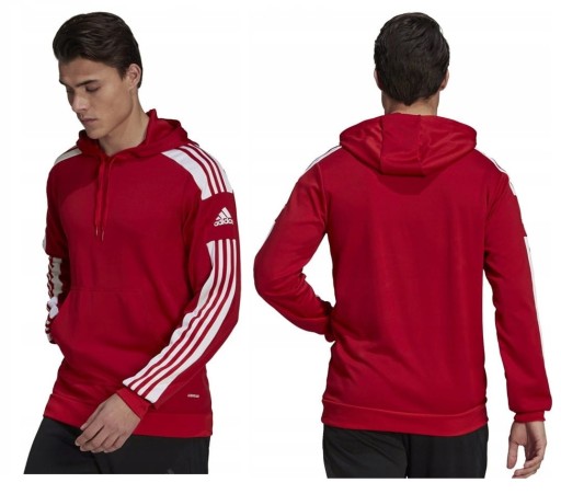 PÁNSKA MIKINA ADIDAS SQUADRA 21 GP6435 - ČERVENÁ; M