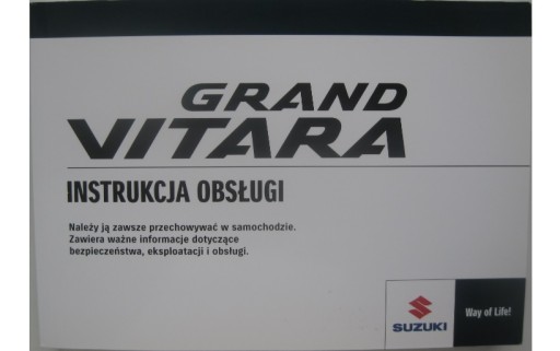 Suzuki Grand Vitara II 2008-2014 Польський мануал