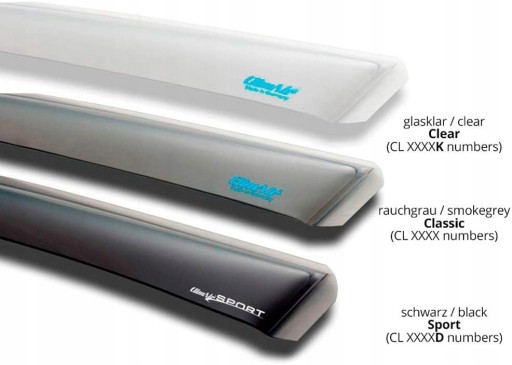 Накладки на вікна ClimAir Toyota Corolla (E21)