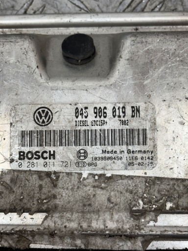 control unit of the engine computer 045906019BN VW FOX 1.4 TDI