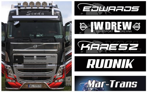 VOLVO GLOBETROTTER НАКЛЕЙКИ НОВИЙ VOLVO FH4 FH6