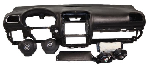 VW GOLF VI ДОШКА КОНСОЛЬ ПОДУШКА БЕЗПЕКИ