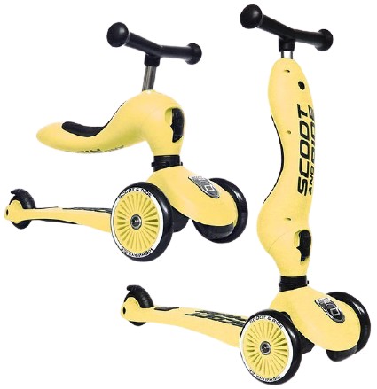 Триколісний самокат Scoot \u0026 Ride Highwaykick лимон