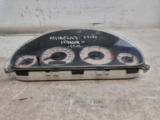 quadro strumenti TACHIMETRO contagiri OROLOGIO OE P04685825AH CHRYSLER GRAND VOYAGER IV 2.5 CRD 01r