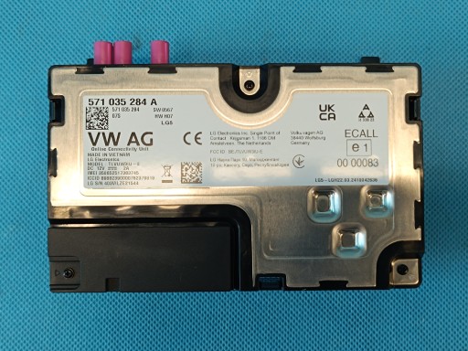 Audi a3 8y lift 1.5 tsi 85kw 2025 модуль контролера онлайн-сервісів 571035284a