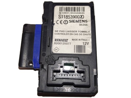 S118539002D - Зчитувач карт RENAULT Scenic II 1.9 cDi 2005