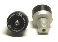 BE0006BK - НАКОНЕЧНИКИ РУЛЬОВОГО КОЛЕСА R & G ZX-10R 04-05 BLACK