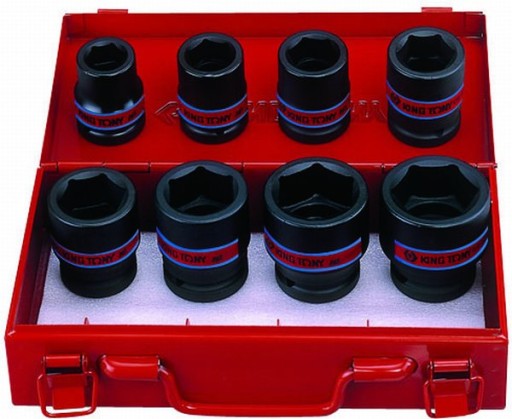 НАБІР ДЮЙМОВИХ ГОЛОВОК УДАРНИХ 3/4 8 шт. КОРОТКИЙ