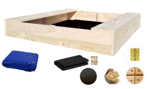 Дерев'яна пісочниця 200 кг Azaris