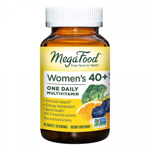 MegaFood Women's 40+ One Daily Multivitamin | Pre ženy 40+ | 90 tab.
