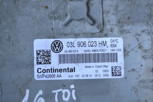 Computer VW GOLF 6 VI JETTA 5C 1.6 TDI 03L906023HM