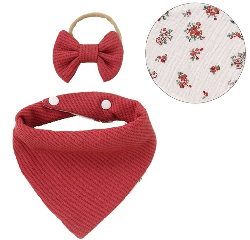 КОМПЛЕКТ: ПОВ'ЯЗКА + ШАРФ, ШАРФ ВИВОРИТНИЙ БАВОВНЯНИЙ