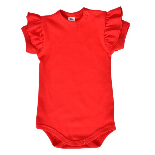 Створіть бавовняне боді з коротким рукавом, розмір 80, застібається на кнопку