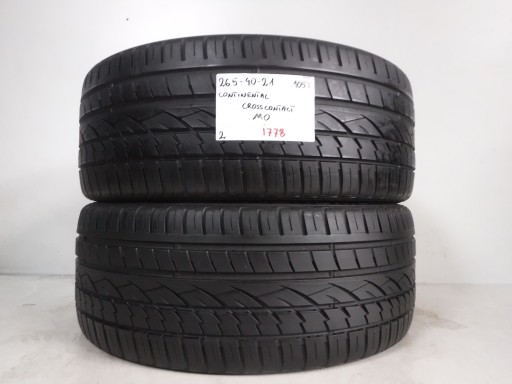 ЛЕТНИЕ ШИНЫ CONTINENTAL CROSS MO 265/40/21 105T