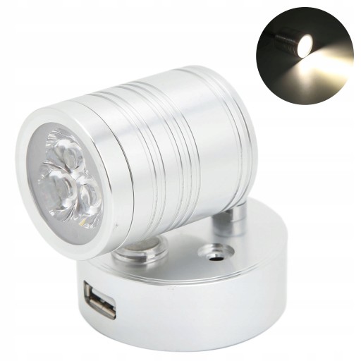 1619220033312 - НАСТЕННЫЙ СВЕТИЛЬНИК 10В СВЕТОДИОДНАЯ ВРАЩАЮЩАЯСЯ ЛАМПА USB