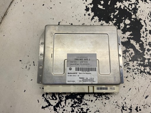 Модуль контроллера подвески porsche cayenne ii 7p0907553j
