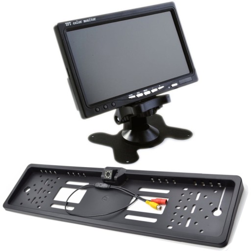 Монитор 7 дюймов Камера заднего вида в рамке 8 LED комплект