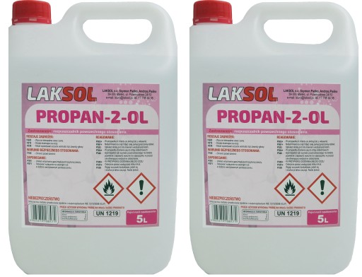 ИЗОПРОПИЛОВЫЙ СПИРТ ИЗОПРОПАНОЛ IPA 99-2 X 5L