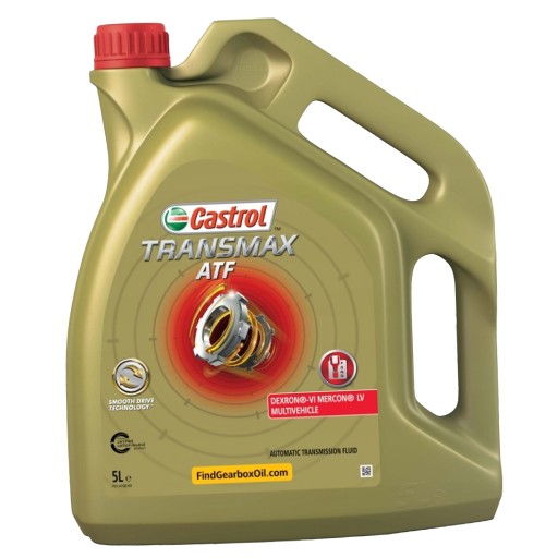 CASTROL TRANSMAX ATF DEXRON-VI MERCON LV MULTIVEHICLE 5L для гідропідсилювача керма