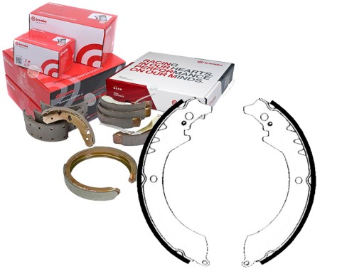 16 501/RS5 - ГАЛЬМІВНІ КОЛОДКИ BREMBO. ЗАДНЯ ЧАСТИНА DAIHATSU FEROZA,