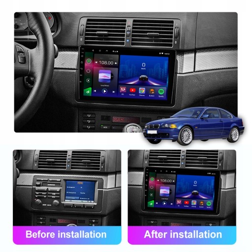 D8-E46-PRO - Autoradio 2 Din Multimedia Carplay Android Auto BMW E46  DYNAVIN D8-E46-PRO