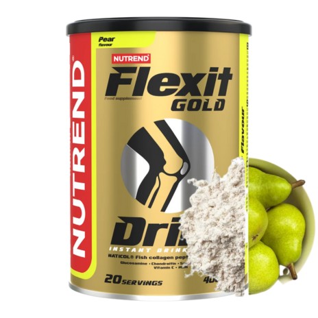 FLEXIT GOLD DRINK 400G HRUŠKA REGENERÁCIA KĹBOV KOLAGÉN A VITAMÍNY