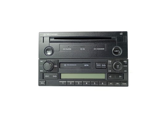 VW BORA 99-05 RADIO ORYGINALNE für KASETY Wechsler CD 2060893 1J0035152E