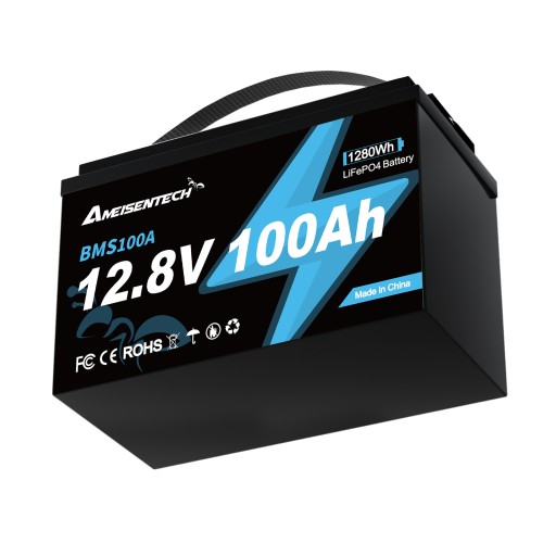 Lifepo4 акумулятор 12v 100ah блок живлення ameisentech з bms