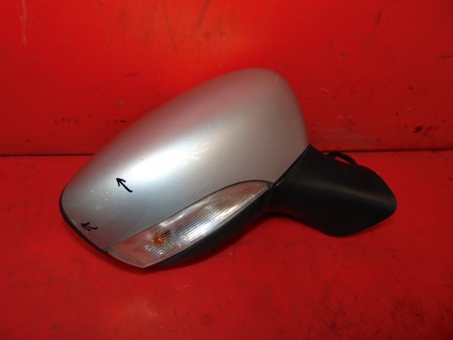 RENAULT CLIO 4 IV silver mirror right 9-PIN EU TED69