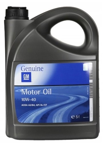 МАСЛО GENERAL MOTORS GM GENUINE 10W40 5L