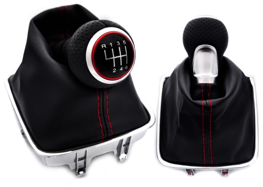 6 - Ручка перемикання передач сильфон VW Golf 5 Plus 2004-14