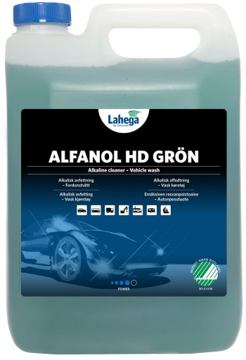 АЛЬФАНОЛ HD ЗЕЛЕНЫЙ для мойки автомобилей на фасадах 25л