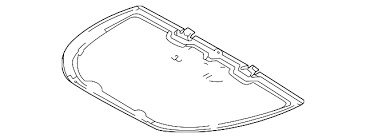 53341-0E120 533410E120 - ОРИГИНАЛ! КОВРИК КАПОТА TOYOTA HIGHLANDER 19-