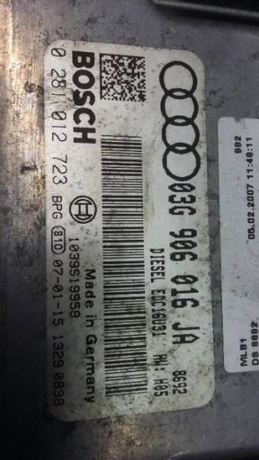 Computer 03G906016JA AUDI A4 B7