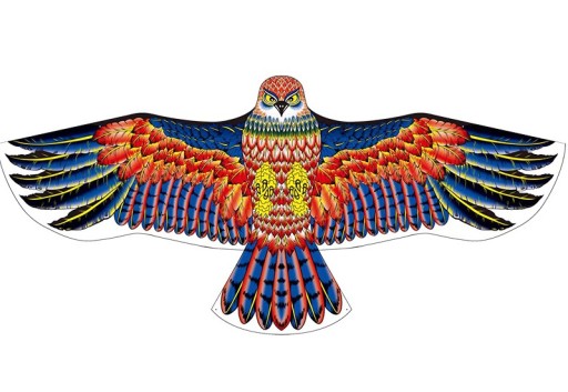 Різнобарвний повітряний змій RoyaliTo_PL 70 x 155 x 70 см