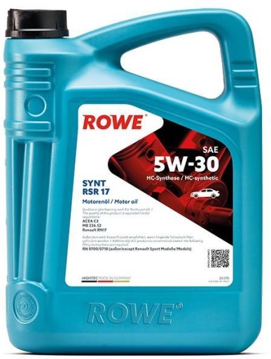 ROWE - HIGHTEC SYNT RSR 17 5W30 - 5л