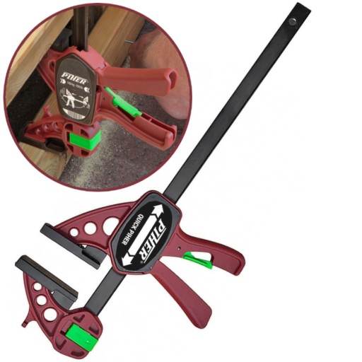 ПИХЕР Струбцина столярная быстрая 1250мм 80мм 150кг