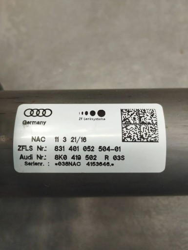 Audi A5 8T volantová tyč 8K0419502R