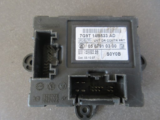 7G9T-14B533-AD - МОДУЛЬ ПЕРЕДНЕЙ ЛЕВОЙ ДВЕРИ FORD MONDEO MK4