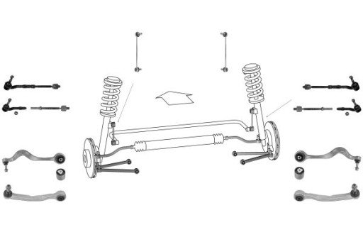27138 02 - Комплект подвески на поперечных рычагах bmw 5 e61 e60
